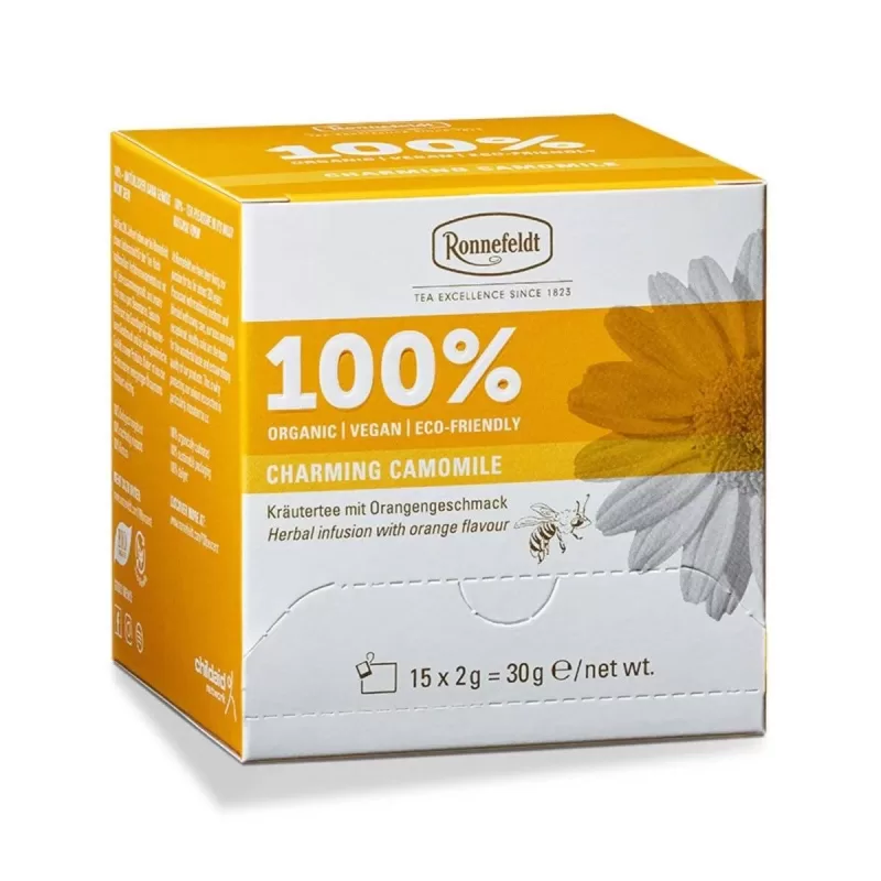 Charming Carmomile (Økologisk, Vegansk med kamille og appelsin blomst ) - 15 Poser