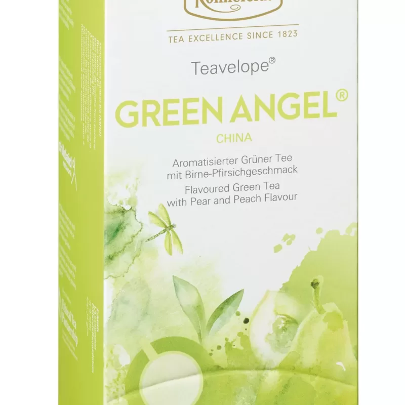 Green Angel - Ronnefeldt - 25 Teposer  (Classic Green teavelope)