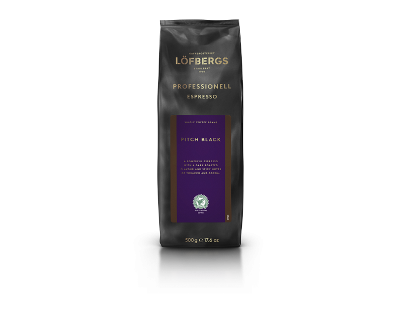 Løfberg Pitch Black Espresso - Hele Bønner - 500 g