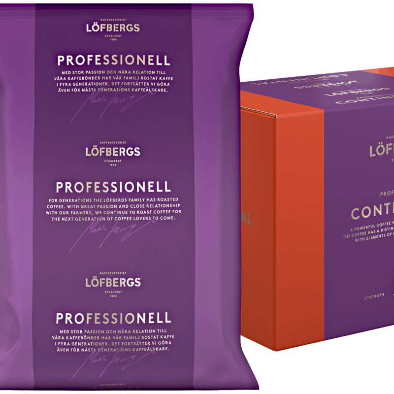 Løfberg Continental - Hele Bønner - 1 KG