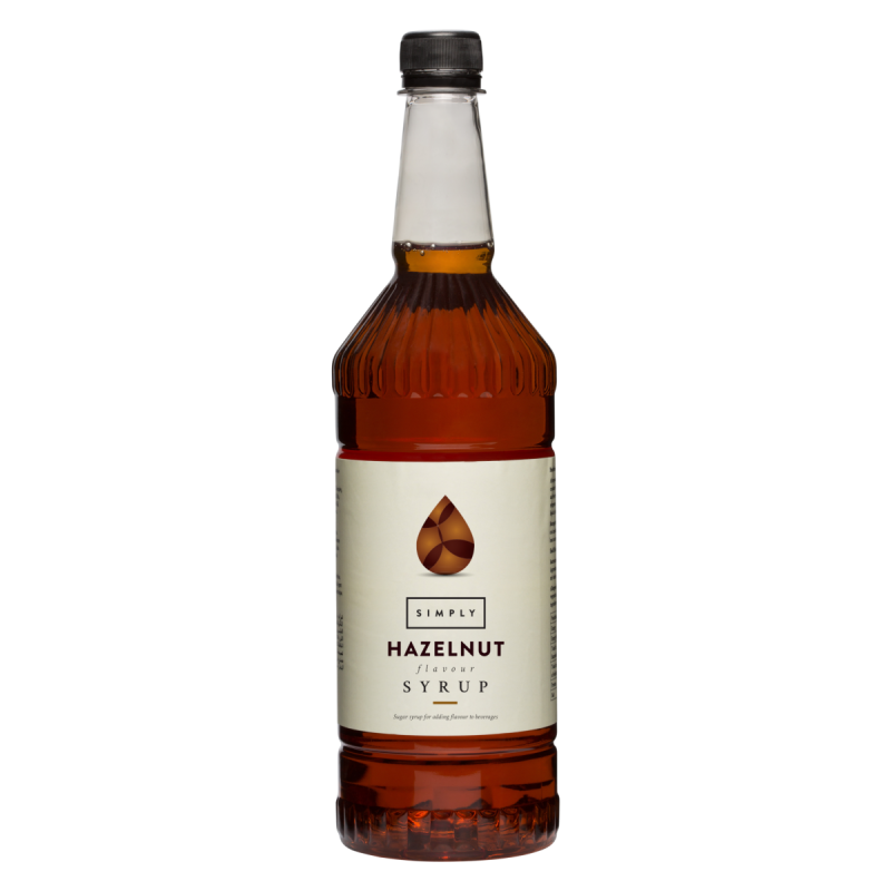 Simply  sukkerfi Hasselnøttsirup - 1 L