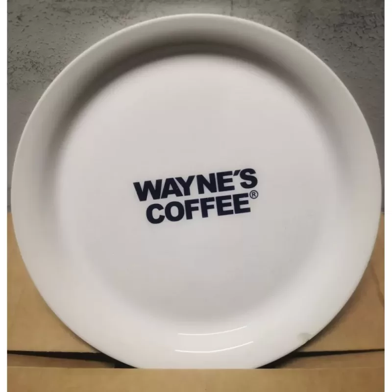 Waynes Tallerken Stor ( Hvit )