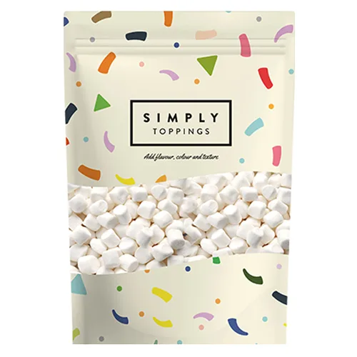 Mini-Marshmallows - Hvite - 250 gram
